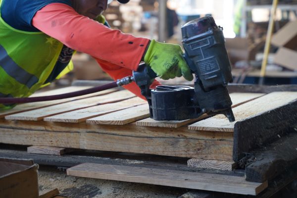 Custom cutting and processing lumber at Southern Milling & Lumber mill