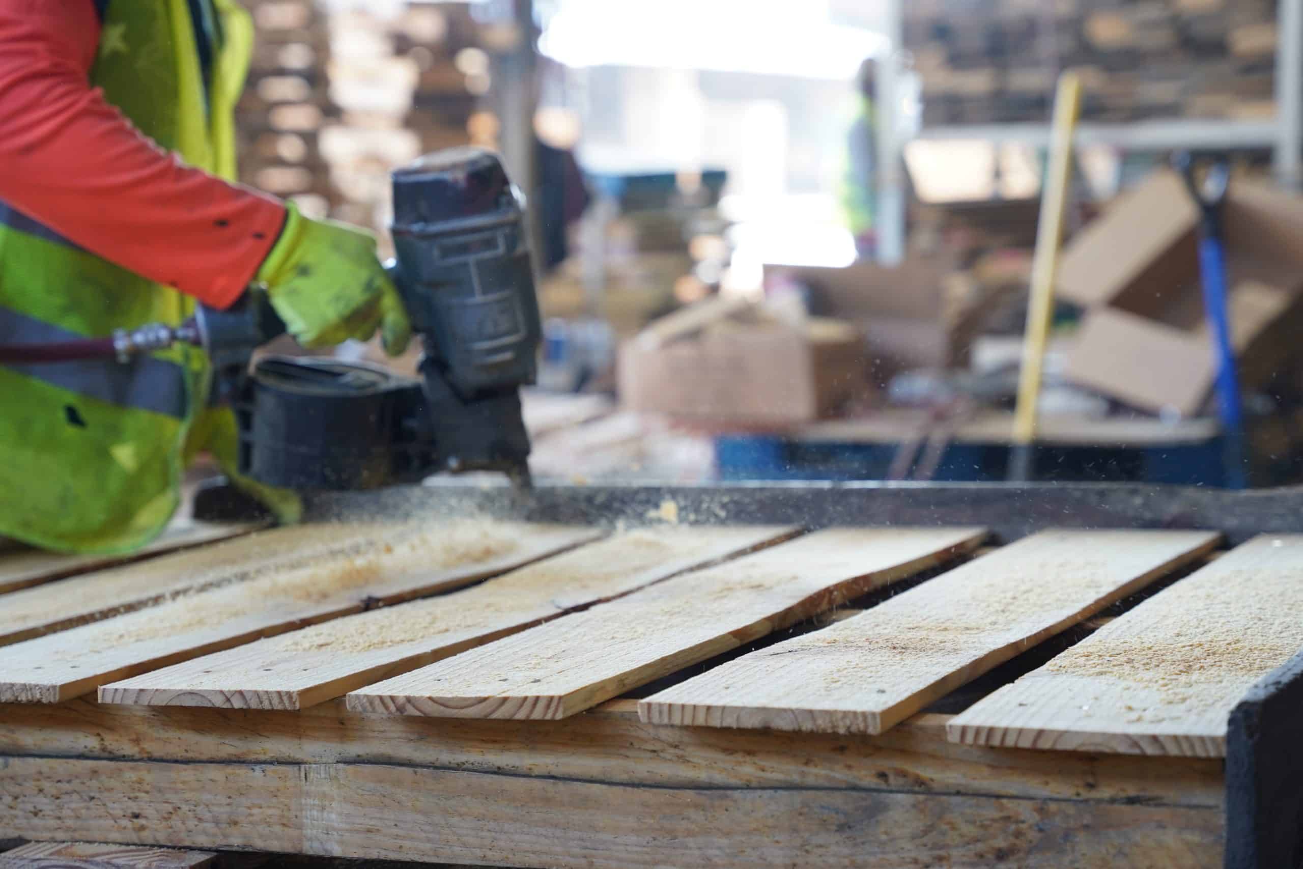 Custom pallets at Southern Milling & Lumber in Lakeland, FL